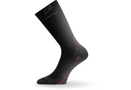 Lasting Socken Trekking Merino, schwarz, 2-lagig - Grösse L/42-45