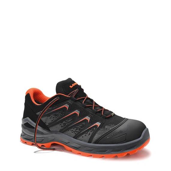 LOWA LARROX Work GTX Lo S3 Schwarz/Orange - Grösse 39