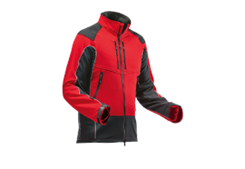 Pfanner ARBORIST Jacke grau/rot - Grösse L