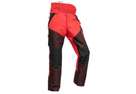 Pfanner Gladiator EXTREM Schnittschutzhose rot, normal - Grösse 3XL Übergrösse