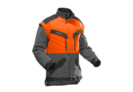 Pfanner KlimaAir FORSTJACKE, orange/grau - Grösse 3XL Übergrösse