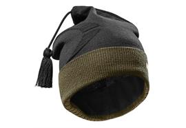 Pfanner Merino Thermolite Funktionszipfelmütze, grün/schwarz