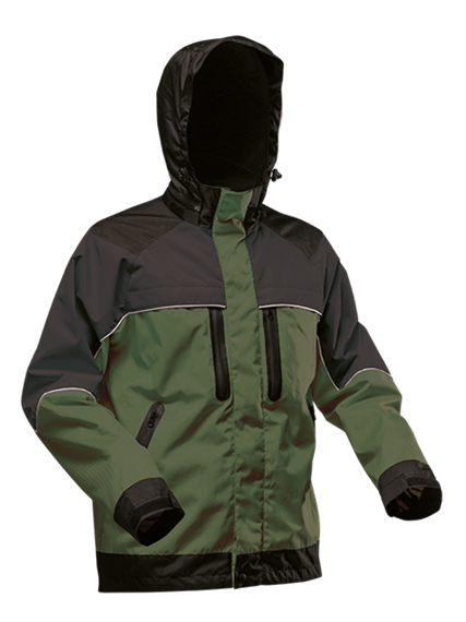 Pfanner NANOSHIELD Regenjacke grün/schwarz - Grösse L