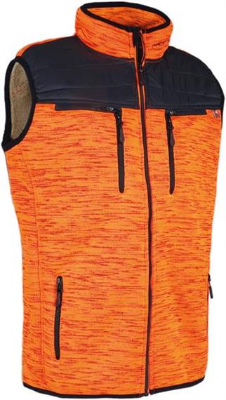 Pfanner PROTOS INUIT Herren Winterweste, orange - Grösse 4XL Übergrösse