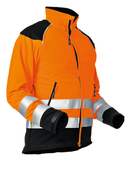 Pfanner StretchAir Schnittschutzjacke EN 20471 orange - Grösse XS