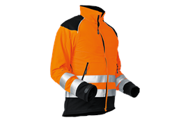 Pfanner StretchAir Schnittschutzjacke EN 20471 orange - Grösse XS