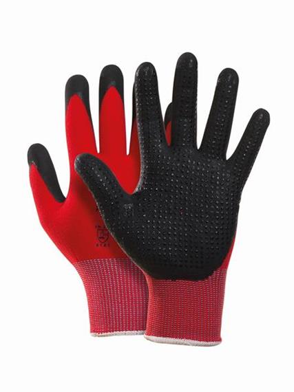 Pfanner STRETCHFLEX FINE GRIP Handschuhe schwarz/rot - Grösse 3XL/12