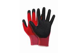 Pfanner STRETCHFLEX FINE GRIP Handschuhe schwarz/rot - Grösse M / 8