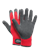 Pfanner STRETCHFLEX ICE GRIP Handschuhe schwarz/rot - Grösse 11/XXL