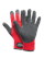 Pfanner STRETCHFLEX ICE GRIP Handschuhe schwarz/rot - Grösse L/9