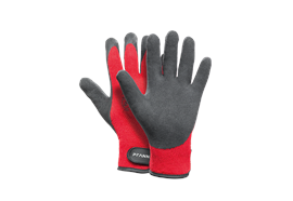 Pfanner STRETCHFLEX ICE GRIP Handschuhe schwarz/rot - Grösse M/8