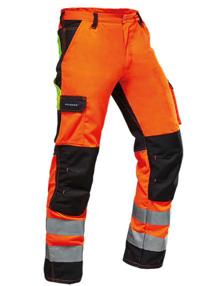 Pfanner StretchZone Warnhose EN 20471, orange, normal - C42