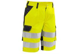 Pfanner StretchZone Warnshorts EN 20471, gelb - C58 Übergrösse