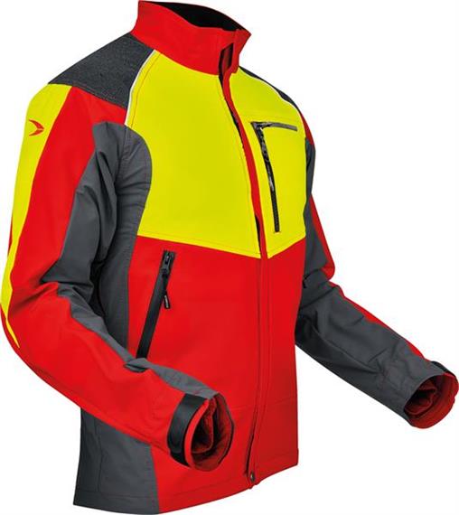 Pfanner VENTILATION Jacke gelb/rot - Grösse 3XL Übergrössen