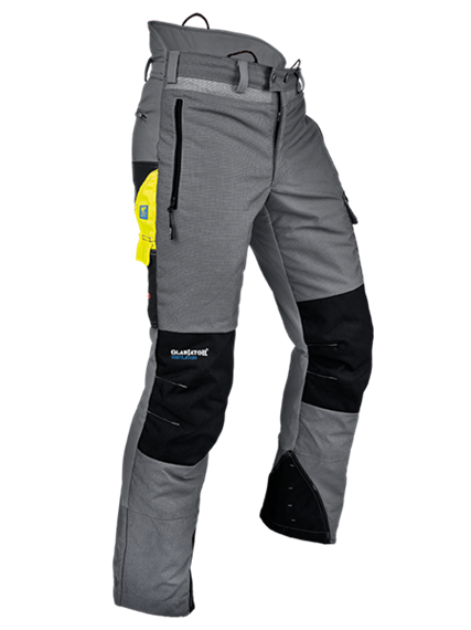 Pfanner VENTILATION Schnittschutzhose Typ A, normal grau - Grösse XS