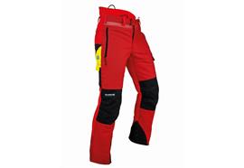 Pfanner VENTILATION Schnittschutzhose Typ A, normal rot - Grösse XS