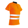 Pfanner ZIPP-NECK Shirt kurzarm EN 20471 orange - Grösse XXL Übergrösse