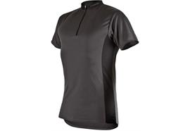 Pfanner ZIPP-NECK Shirt kurzarm grau - Grösse XXL Übergrösse