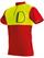 Pfanner ZIPP-NECK Shirt kurzarm neon/rot - Grösse 4XL Übergrösse