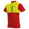 Pfanner ZIPP-NECK Shirt kurzarm neon/rot - Grösse L