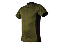 Pfanner ZIPP-NECK Shirt kurzarm waldgrün - Grösse XXL Übergrösse