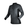 Pfanner ZIPP-NECK Shirt langarm grau - Grösse XS