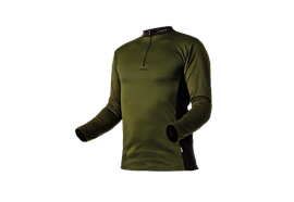 Pfanner ZIPP-NECK Shirt langarm waldgrün - Grösse XXL Übergrösse