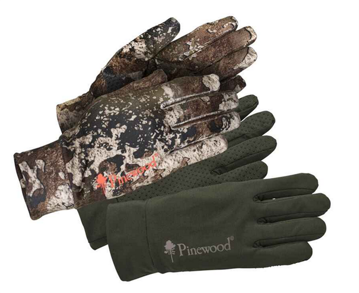 Pinewood Furudal Liner Handschuhe, Strata/Moss Grün, 2er-Pack