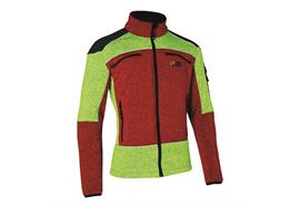 PSS Faserstrickjacke X-treme Arctic, rot/gelb - Grösse 3XL