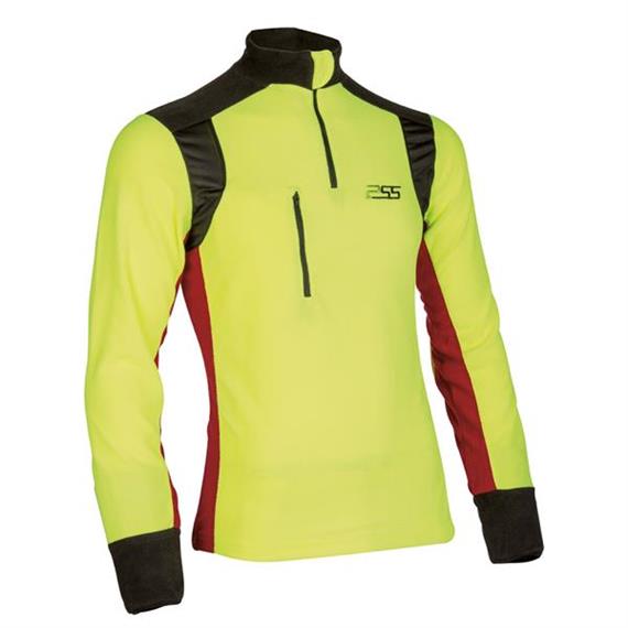 PSS Fleeceshirt langarm X-treme Polar, rot/gelb - Grösse 3XL