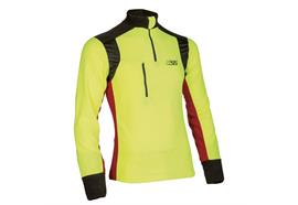 PSS Fleeceshirt langarm X-treme Polar, rot/gelb - Grösse 3XL