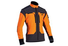 PSS Funktionsjacke X-treme Vario, grau/orange - Grösse 3XL