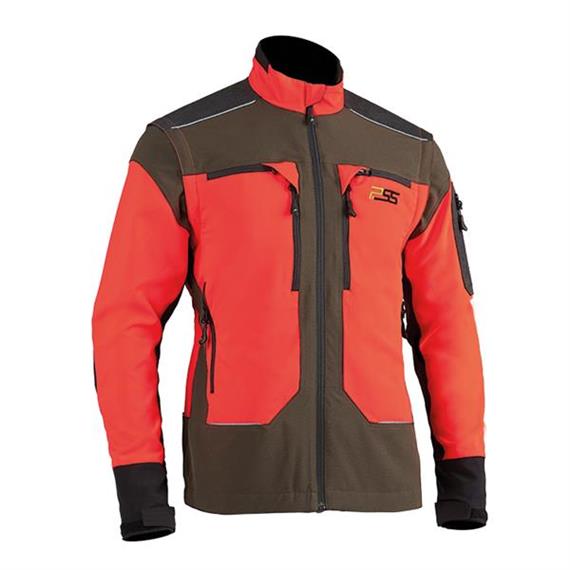 PSS Funktionsjacke X-treme Vario, orange/grün - Grösse 3XL