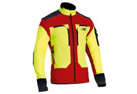 PSS Funktionsjacke X-treme Vario, rot/gelb - Grösse L