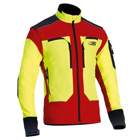 PSS Funktionsjacke X-treme Vario, rot/gelb - Grösse M