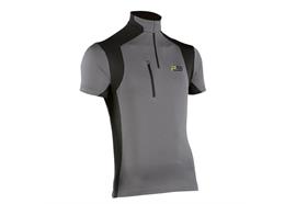 PSS Funktionsshirt kurzarm X-treme Skin, schwarz/grau