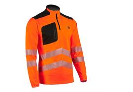 PSS Funktionsshirt langarm X-treme Skin EN 20471, orange/grau - Grösse 3XL