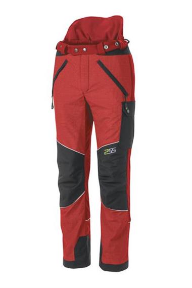 PSS Nachsuchehose X-treme Protect, grau/rot - Grösse 62 Übergrösse