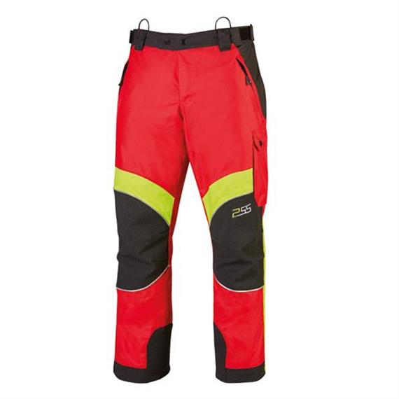 PSS Regenhose X-treme Rain, rot/gelb - Grösse 3XL