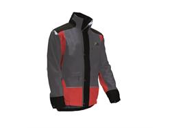 PSS Regenjacke X-treme Rain, rot/grau - Grösse 3XL