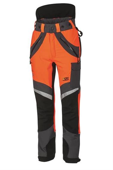 PSS Schnittschutzhose, X-treme Air, grau/orange - Grösse 52