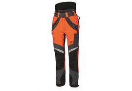 PSS Schnittschutzhose, X-treme Air, grau/orange - Grösse 62 Übergrösse