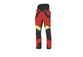 PSS Schnittschutzhose, X-treme Air, rot/gelb - Grösse 50