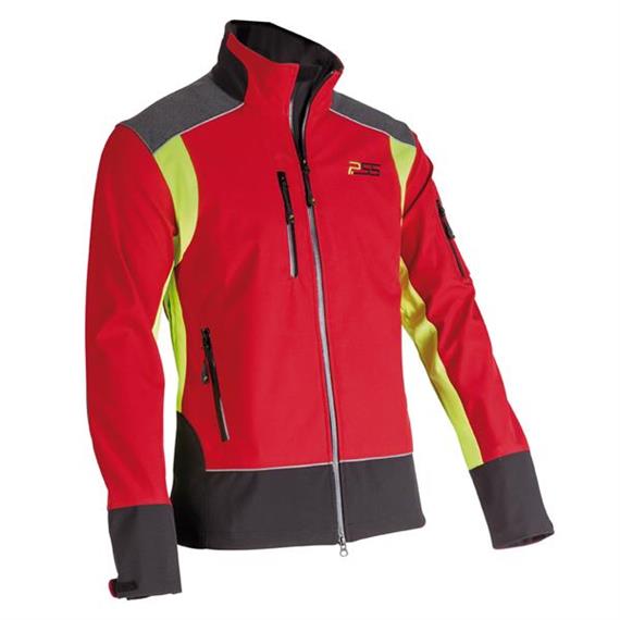 PSS Softshelljacke X-treme Shell, rot/gelb - Grösse 3XL