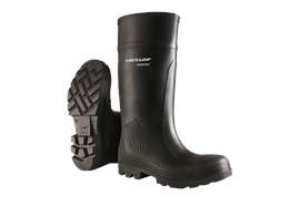 Purofort Prof Bau-Sicherheitsgummistiefel DUNLOP, S5, schwarz - Grösse 37