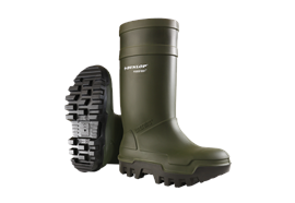 Purofort Ther Kälteschutz-Gummistiefel DUNLOP, S5, olivegrün - Grösse 37/38