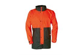 Rukkaflex Regenjacke, fluorscent orange - Grösse 3XL