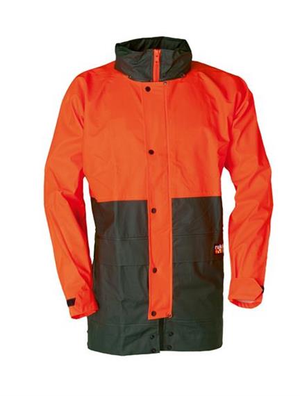 Rukkaflex Regenjacke, fluorscent orange - Grösse L