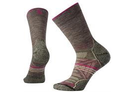 Smartwool PhD Outdoor Light Crew Damen Socken Taupe - Grösse M