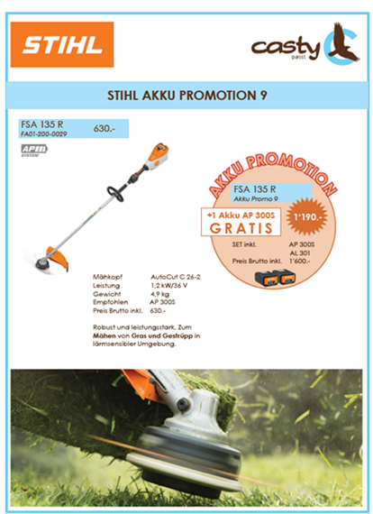 STIHL FSA 135 R SET